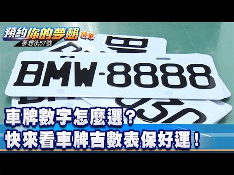 車牌號碼 意思